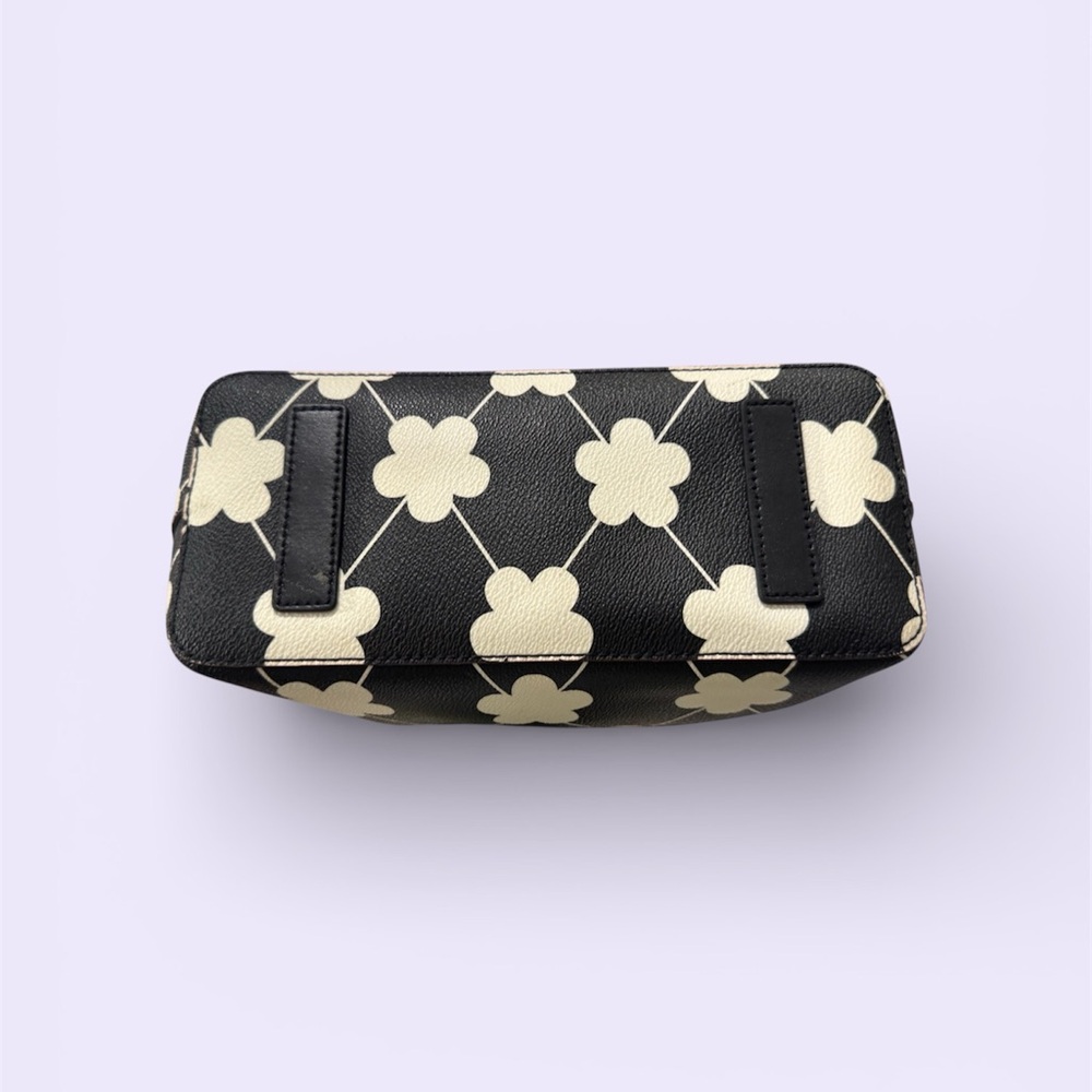Kate Spade Mini Black and Cream Floral Tote - Picture 4 of 7